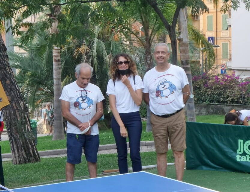 Tennistavolo Regina e  Ethel Moreno