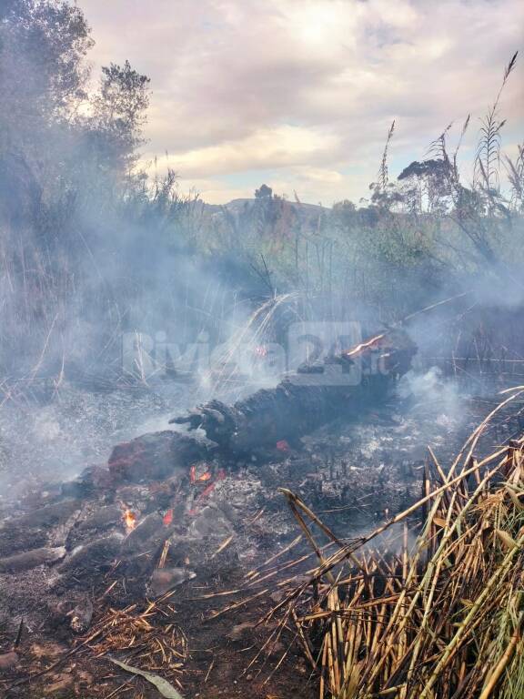 incendio oasi Nervia ventimiglia 