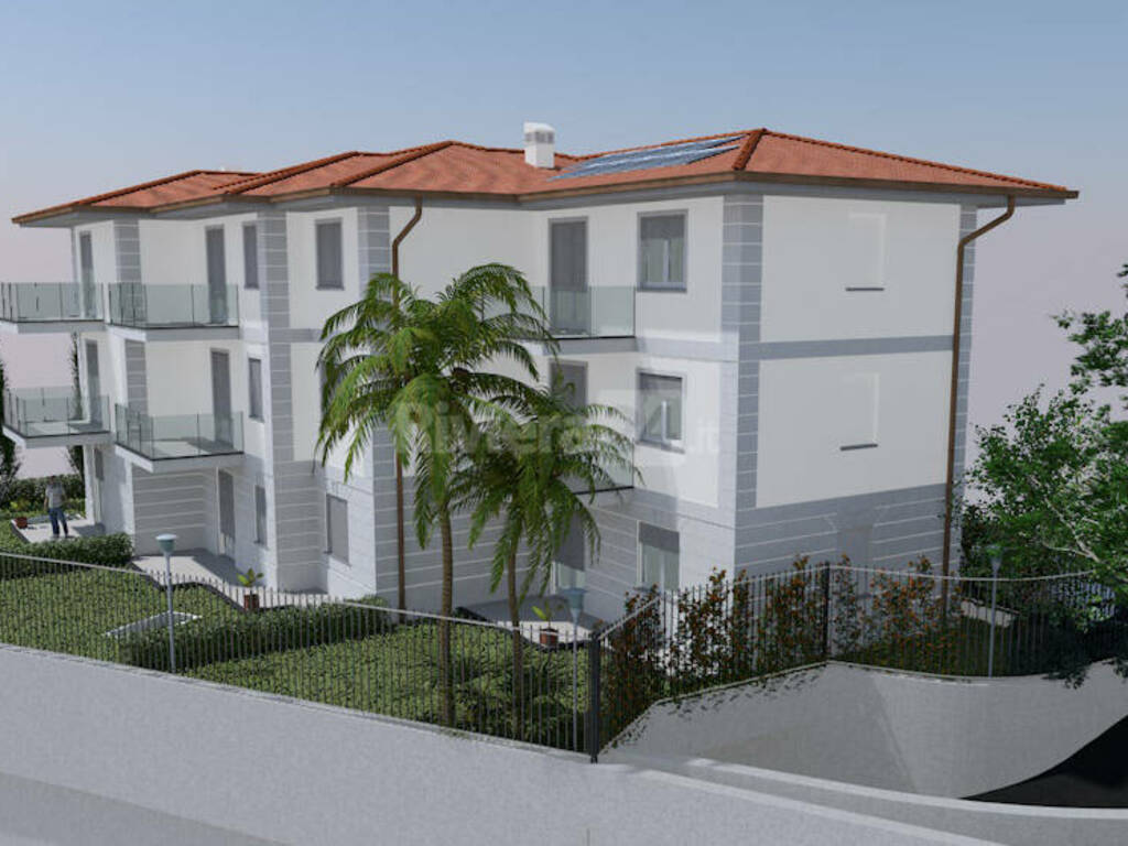 palazzina tre ponti sanremo rendering