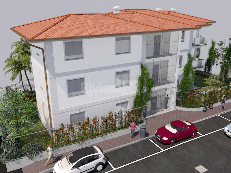 palazzina tre ponti sanremo rendering