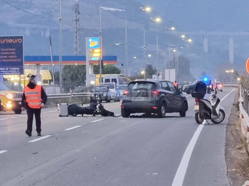 Incidente Taggia scooterista