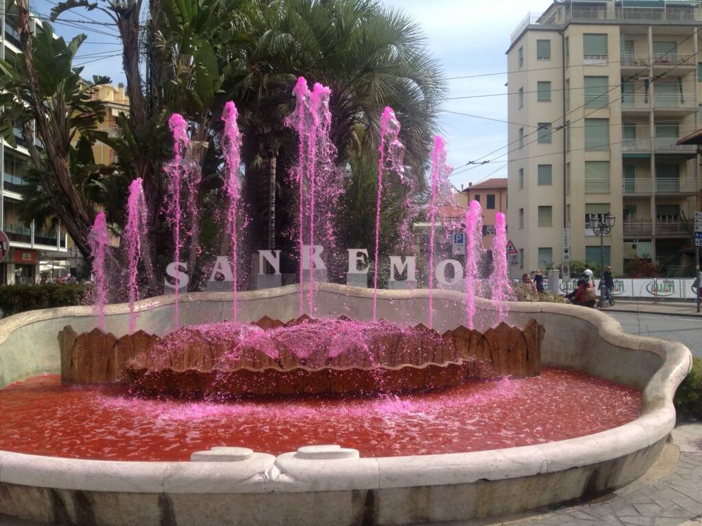 Fontana rosa Sanremo