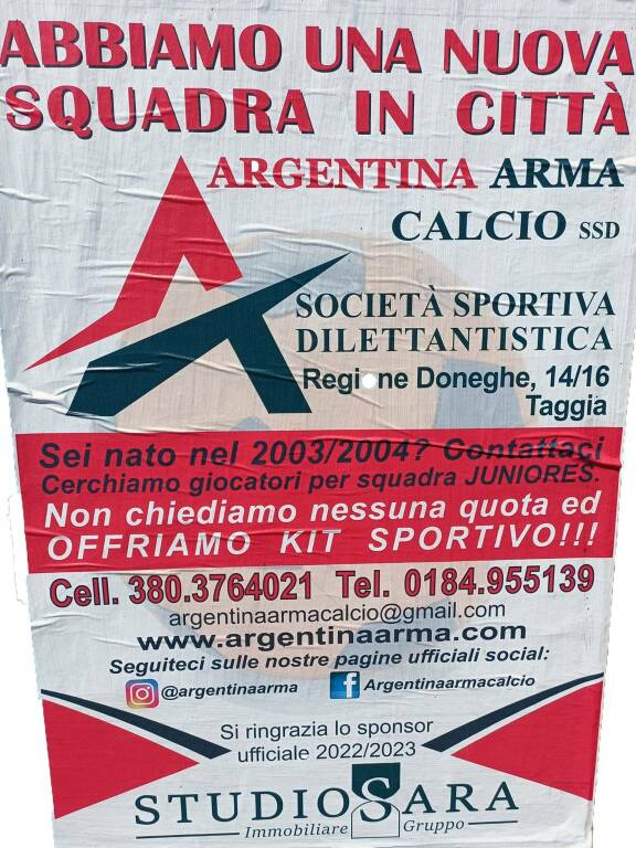 Argentina Arma Calcio Ssd