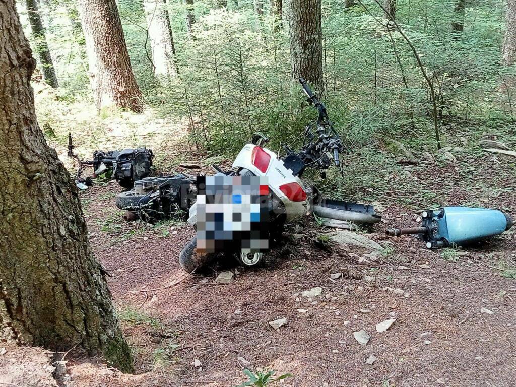 Cimitero delle moto tra Gouta e San Giovanni nei Prati