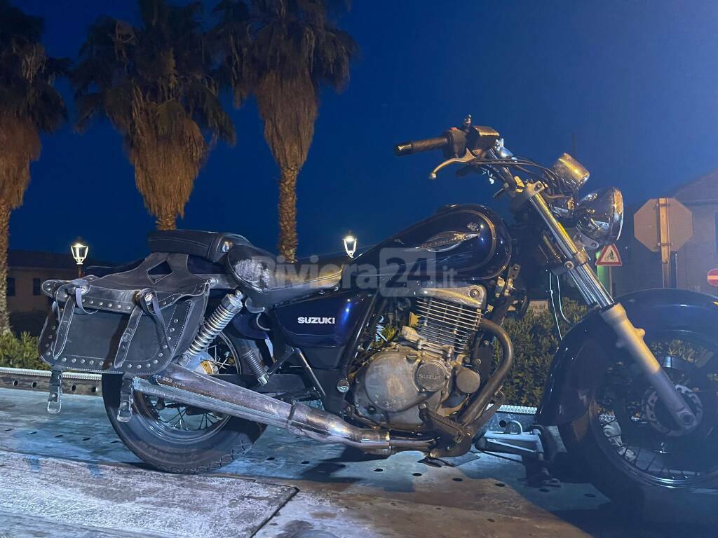 Scontro moto auto sull’Aurelia a Riva Ligure, un ferito grave