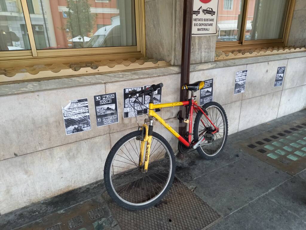 manifesti polizia ventimiglia