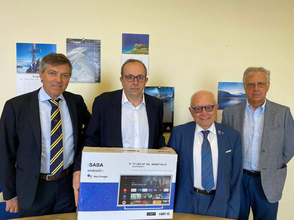 Il Rotary Sanremo Hanbury dona televisori al reparto di Malattie Infettive dell’ospedale Borea