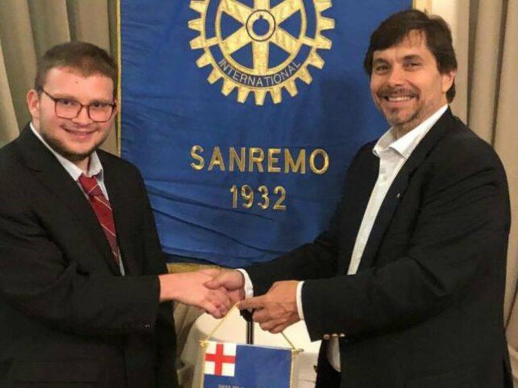 Sanremo, allo studente Leonardo Pistocchi il premio del Rotary “Legalità e cultura dell’etica”