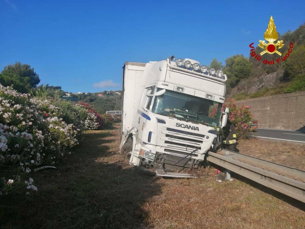 Camion incidente A10