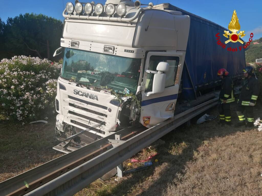 Camion incidente A10