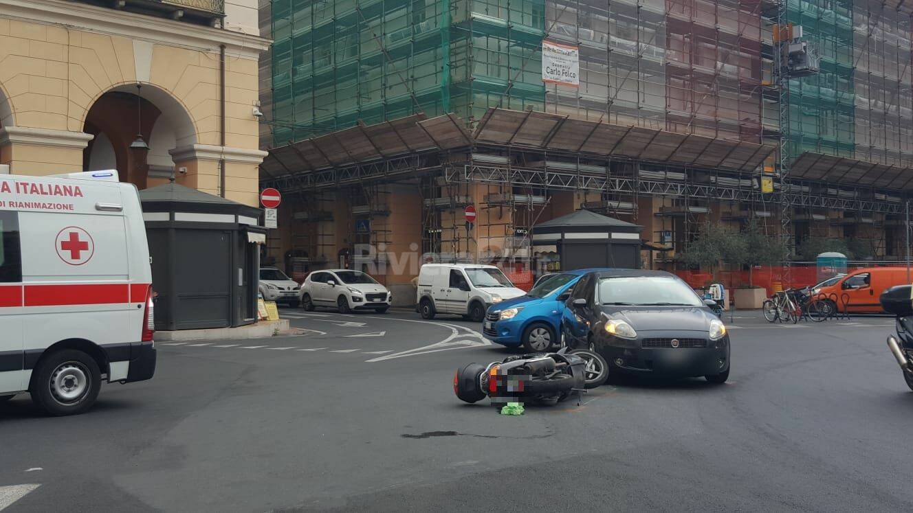 incidente piazza Dante Imperia 