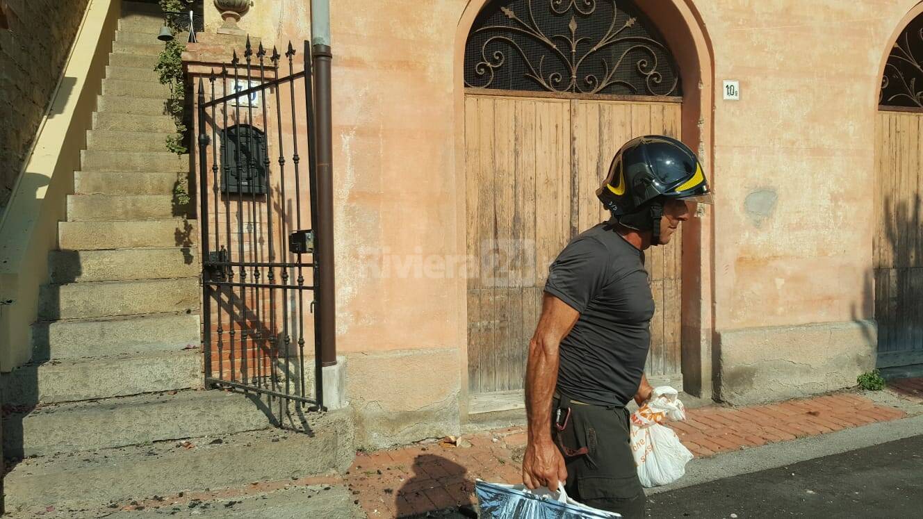 riviera24 - Incendio a Taggia, la mattina dopo