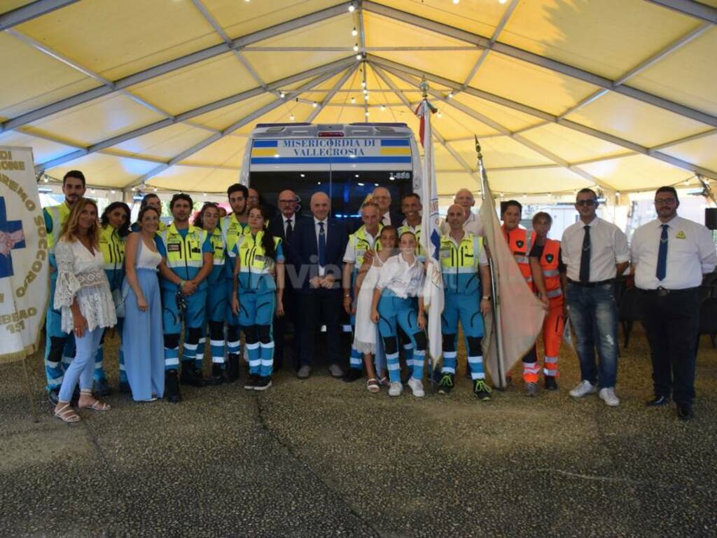 Vallecrosia, trent’anni di Croce Azzurra: festa e nuova ambulanza dedicata al giovane Alessio Lettieri