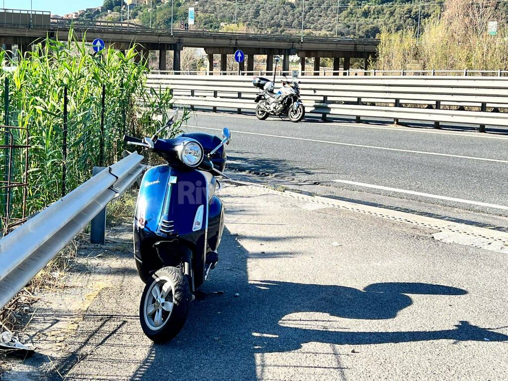 incidente scooter Ventimiglia 