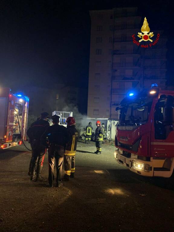 riviera24 - vigili fuoco notturna taggia