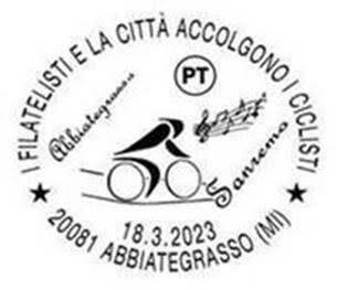 riviera24 - annullo filatelico della Milano-Sanremo 2023