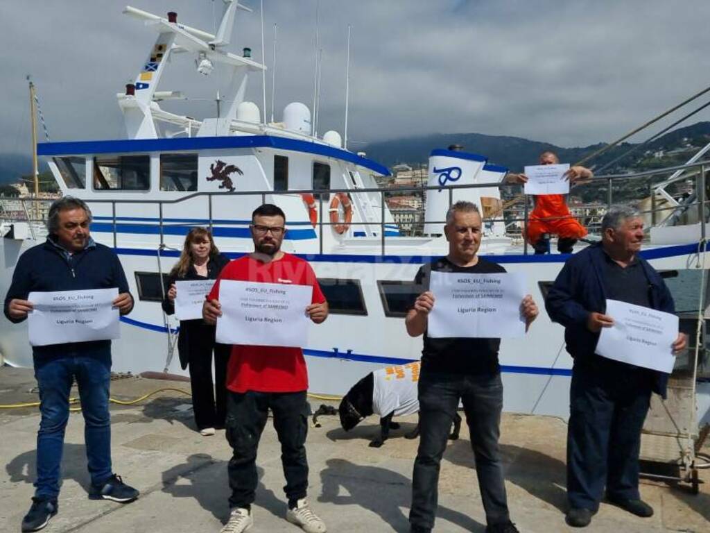 protesta pescatori sanremo