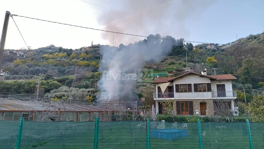 incendio serra San Biagio