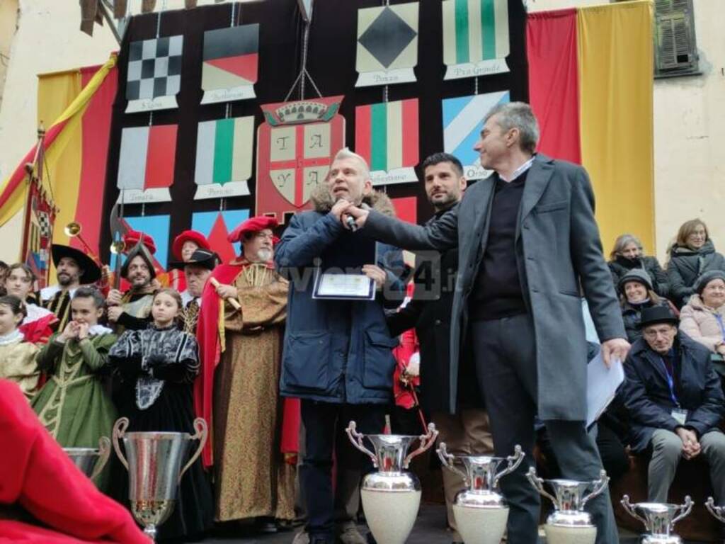 Taggia, premiazione San Benedetto