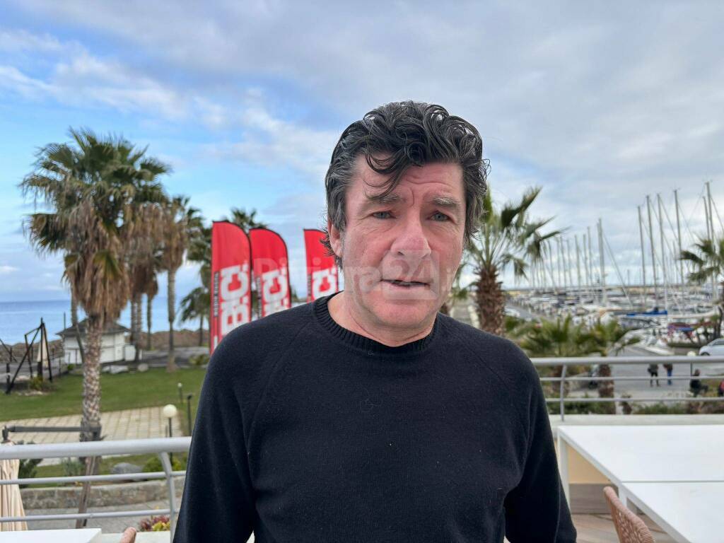 Gianni Bugno a Marina degli Aregai